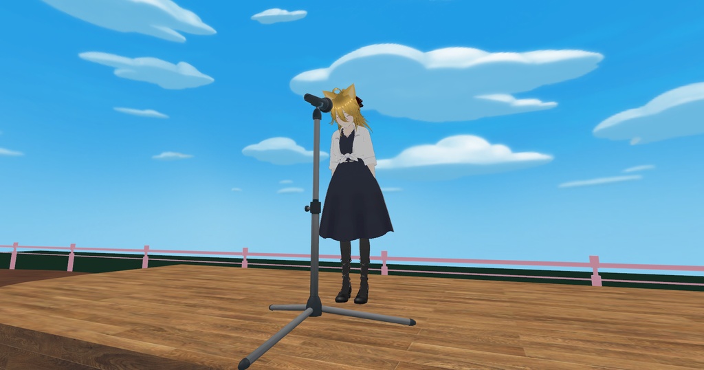 (無料)【cluster用】伸縮マイク【Unity】