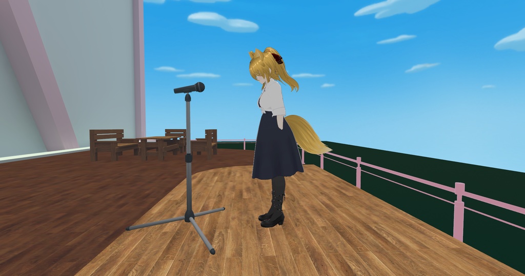 (無料)【cluster用】伸縮マイク【Unity】