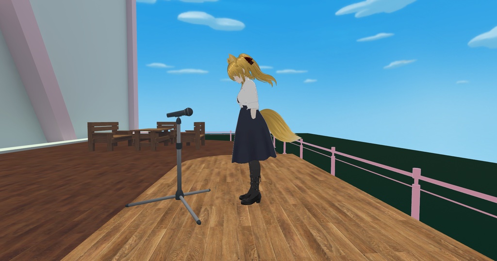 (無料)【cluster用】伸縮マイク【Unity】