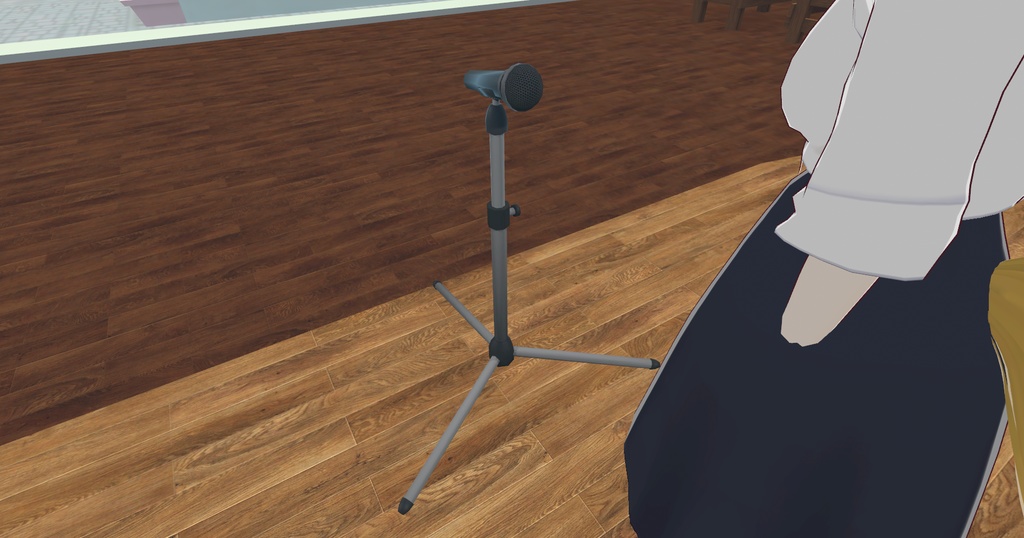 (無料)【cluster用】伸縮マイク【Unity】