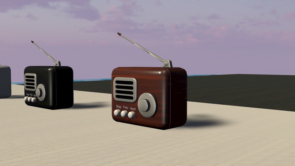 【cluster用】らじおっぽいプレイヤー【Unity】