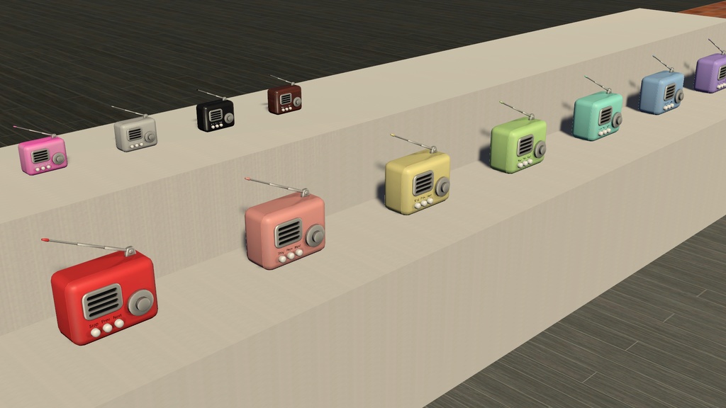 【cluster用】らじおっぽいプレイヤー【Unity】