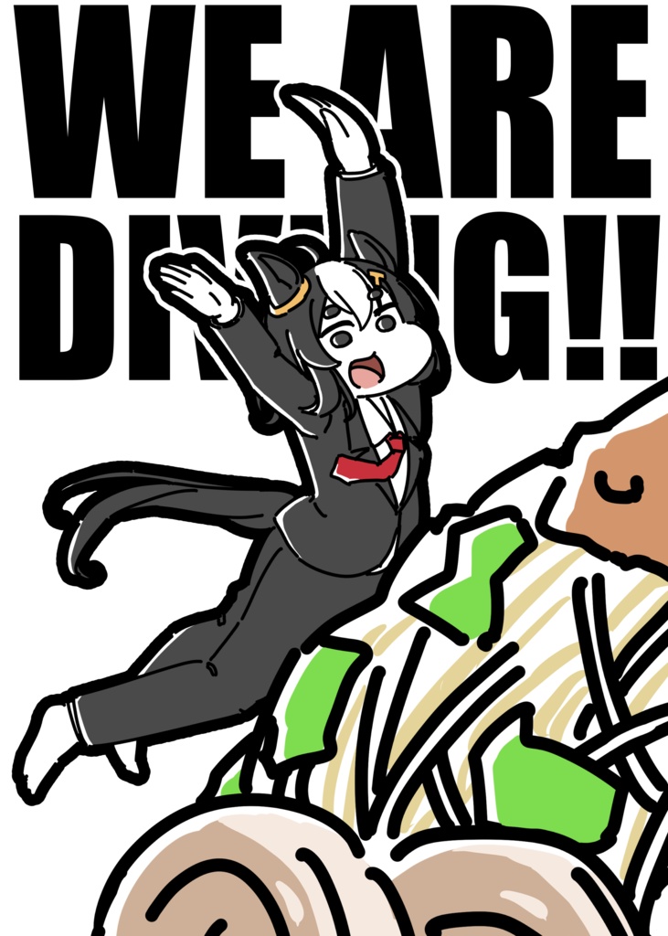 WE ARE DIVING!! Tシャツ