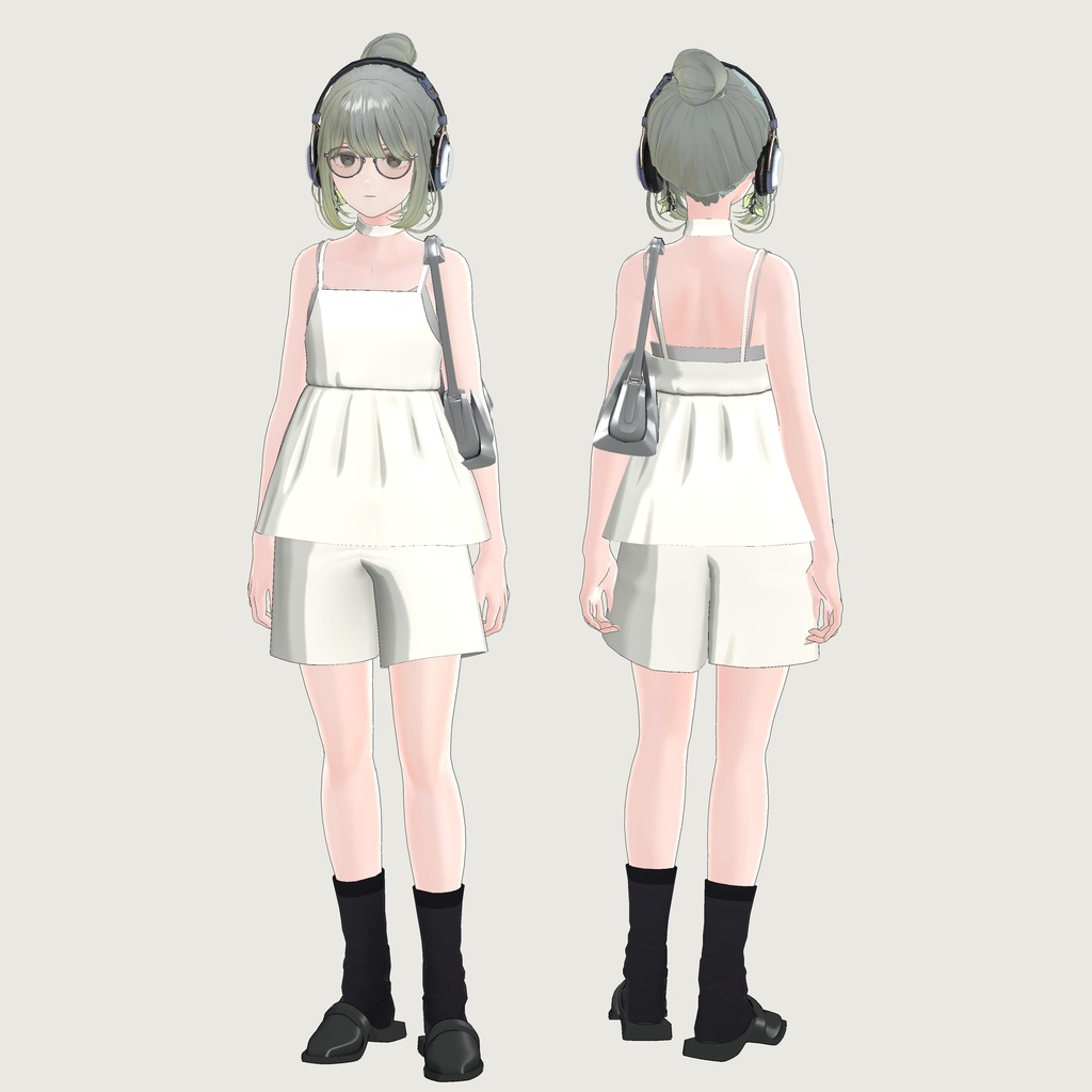 [Grus/Lapwing/Lowtus] cami bustier + half pants 缩略图 7