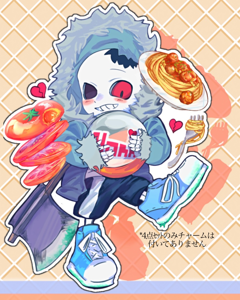 アクリルキーホルダー「A〜D 」4点セット