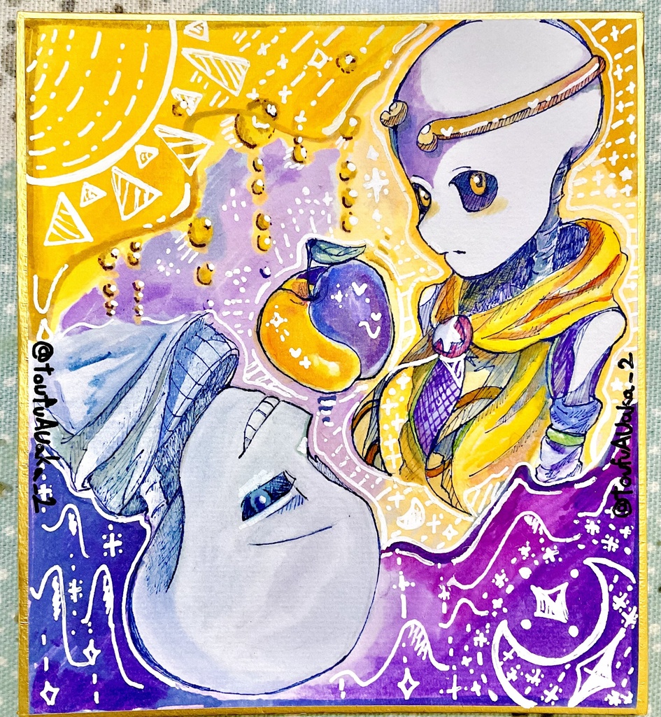 ドリーム＆メア色紙🍎