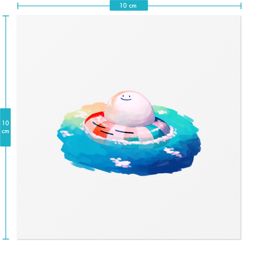 なみのりじぇるくんステッカー