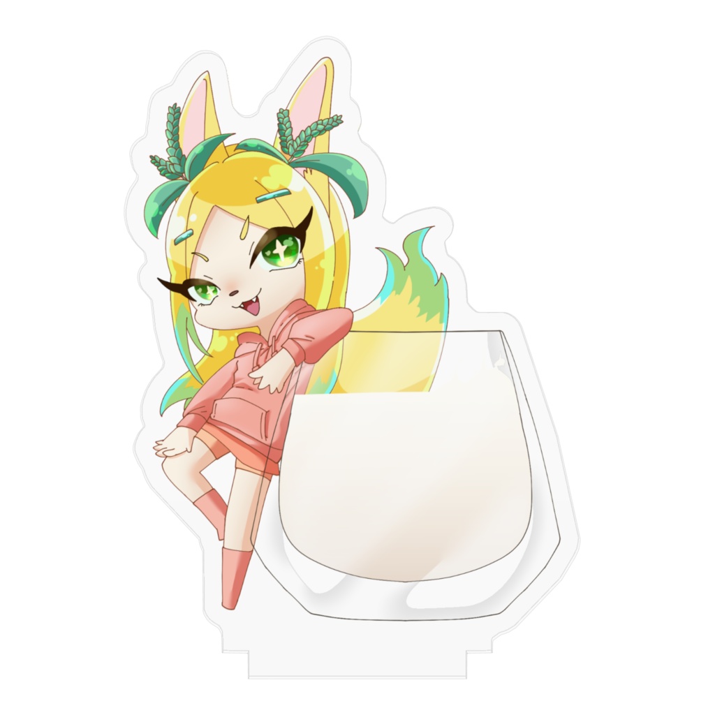 【OR】米糠稲穂アクリルフィギュア