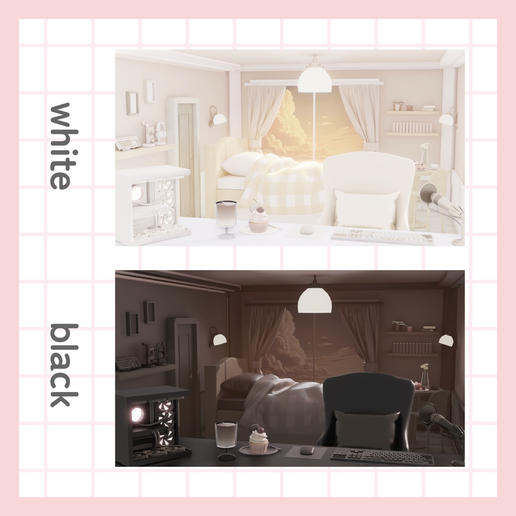 【無料】ベーシックな背景素材(カラバリ10種)