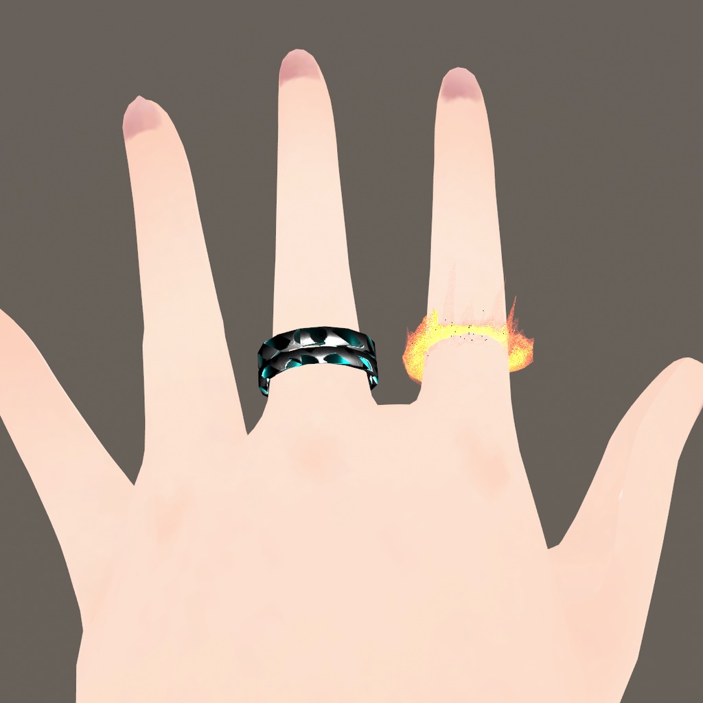 【3Dアクセサリー】指輪・腕輪 25種