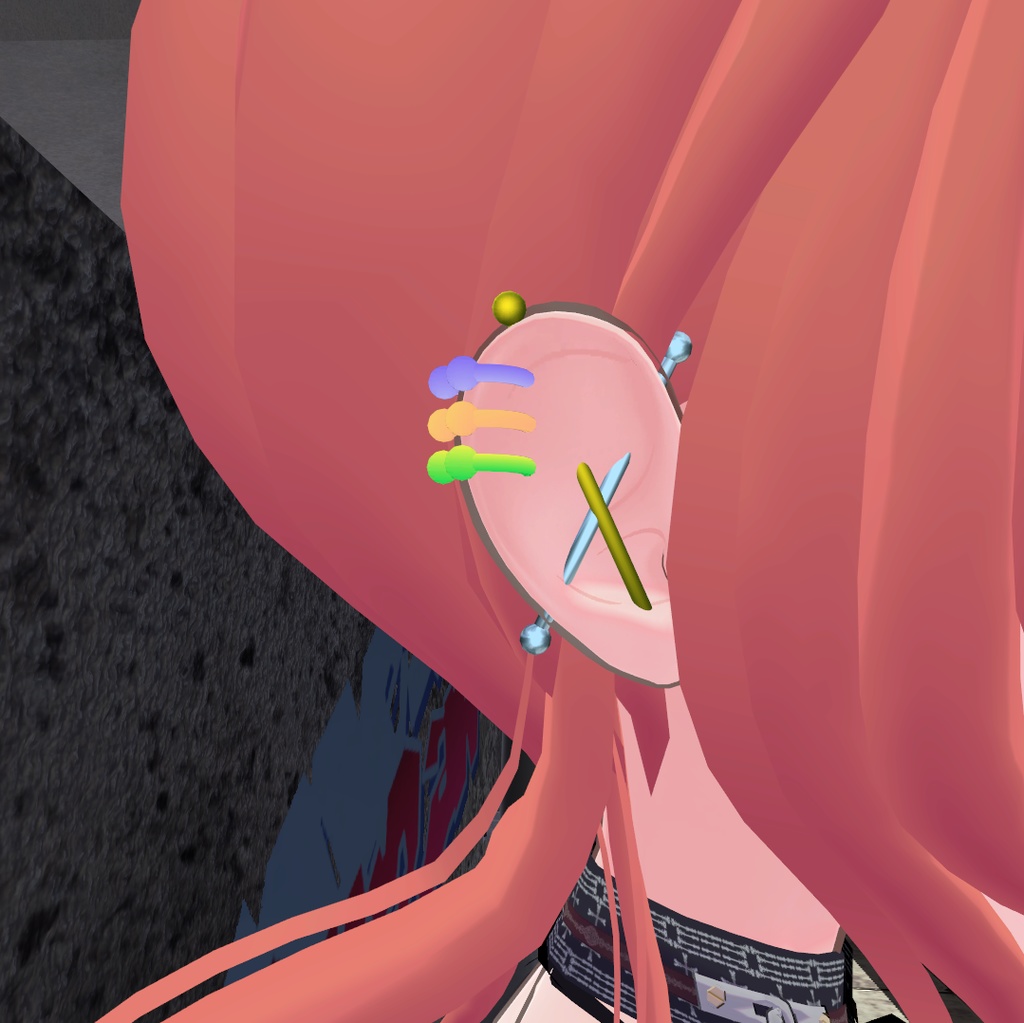 【3Dアクセサリー】ピアス 16種