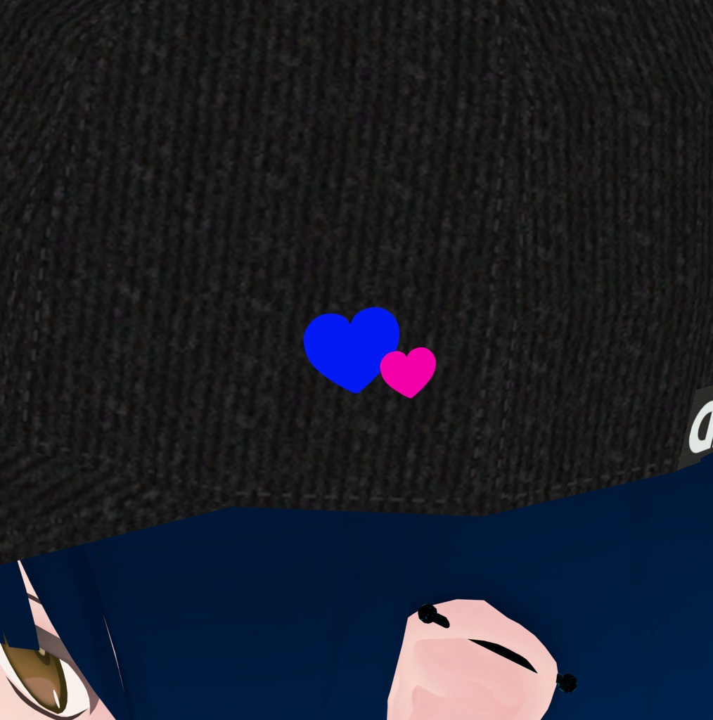 【3Dアクセサリー】ハートのアクセサリー