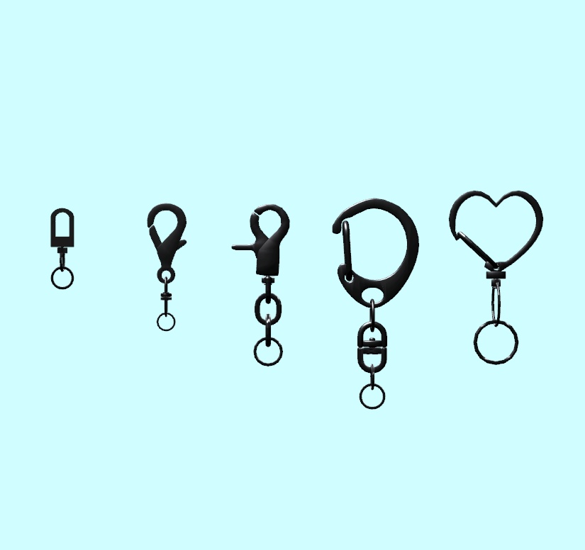 【3Dアクセサリー】キーホルダー