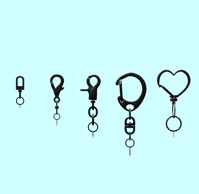 【3Dアクセサリー】キーホルダー