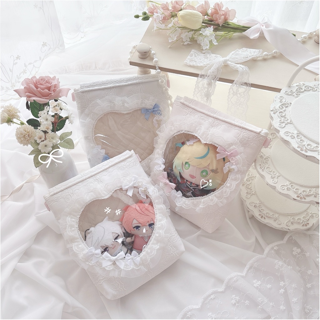 【Nui pochette】large ぬいぐるみ用ポシェット ショルダーチェー付き