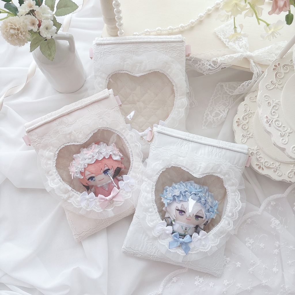 【Nui pochette】small ぬいぐるみ用ポシェット ショルダーチェー付き