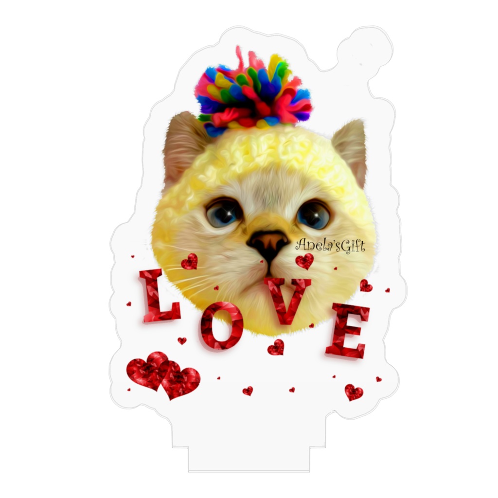 ぼうしねこアクリルフィギュア