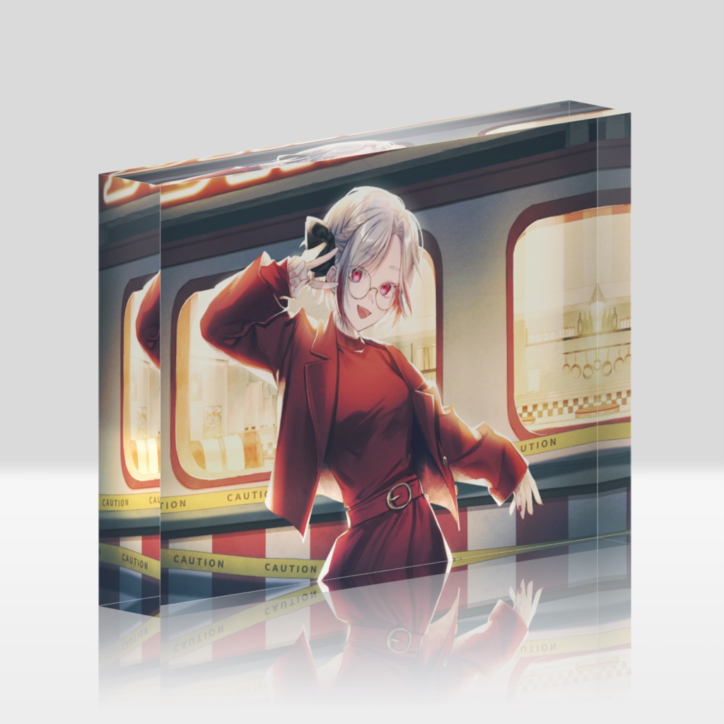 喜鶴3周年記念グッズ-アクリルブロック