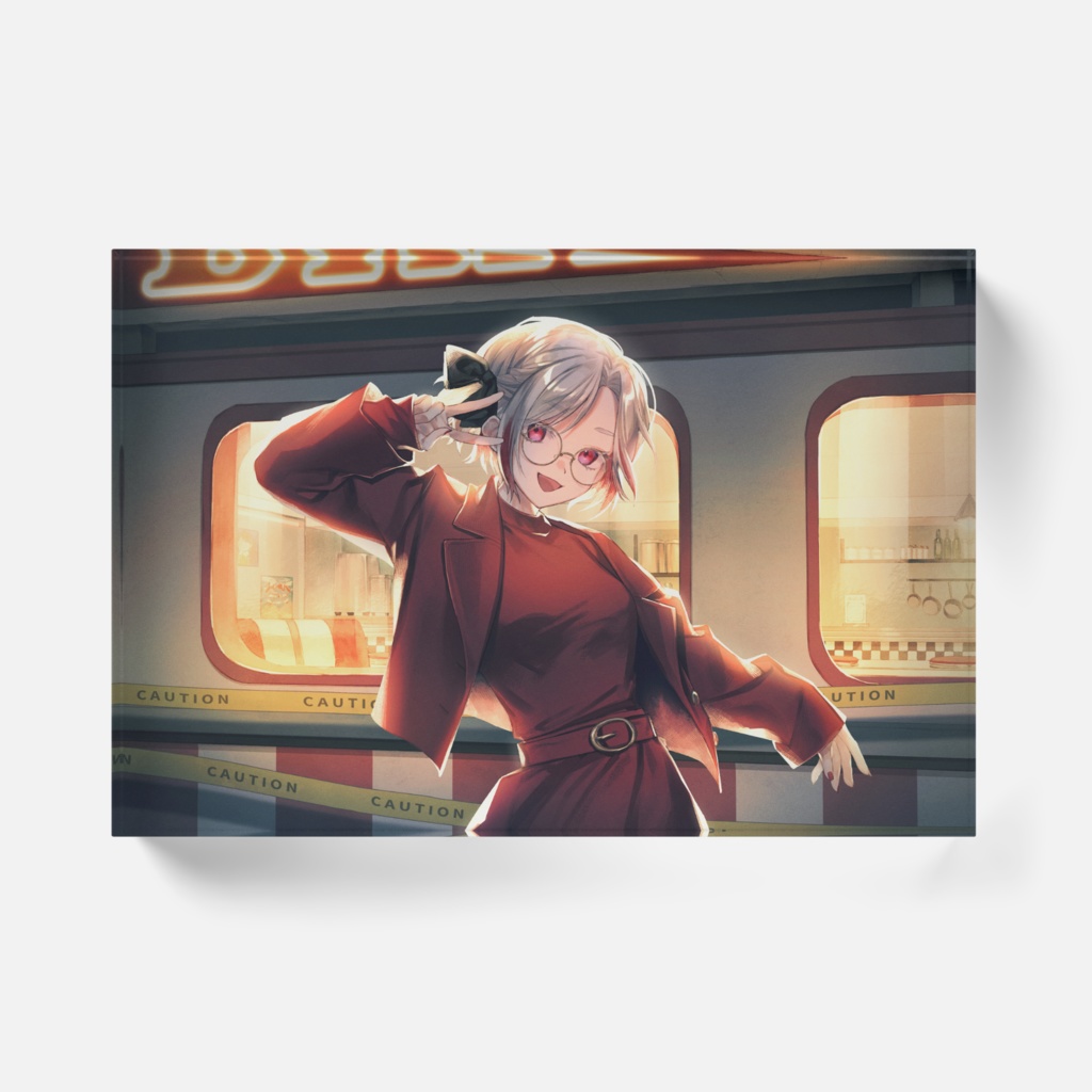 喜鶴3周年記念グッズ-アクリルブロック