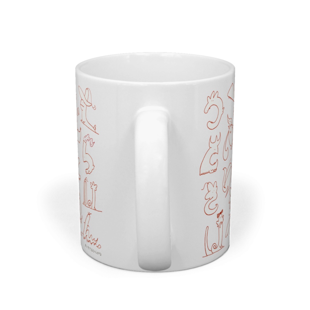 いきてるひらがな マグカップ