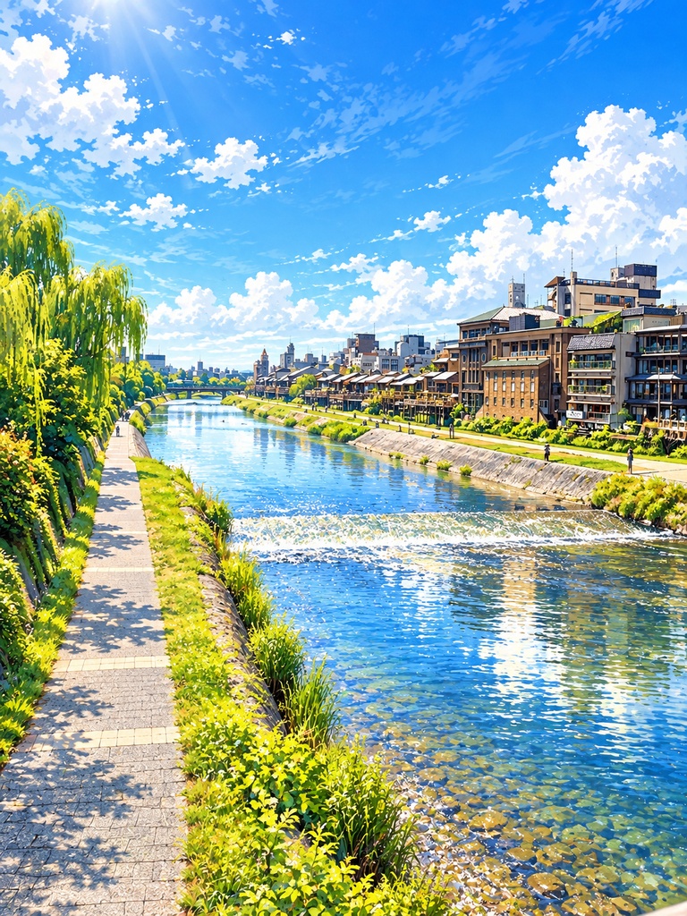 Kyoto Kamogawa｜京都・鴨川の風景