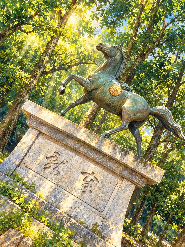 森に輝く神馬｜The Sacred Horse in the Forest