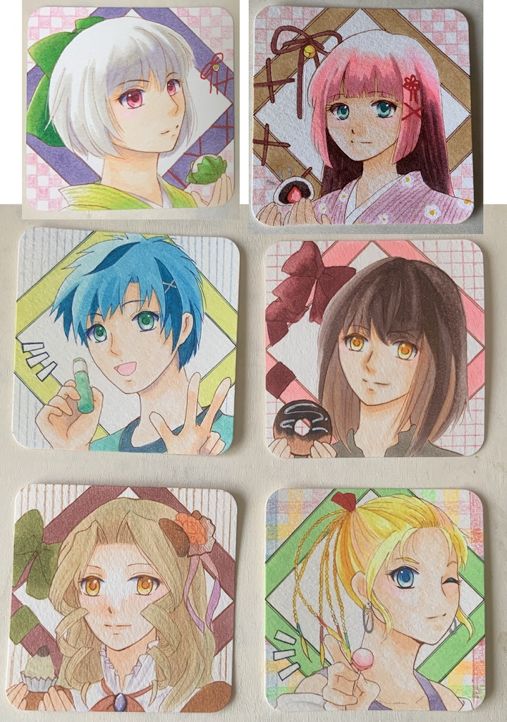 原画ガチャ　お菓子イメージ作品