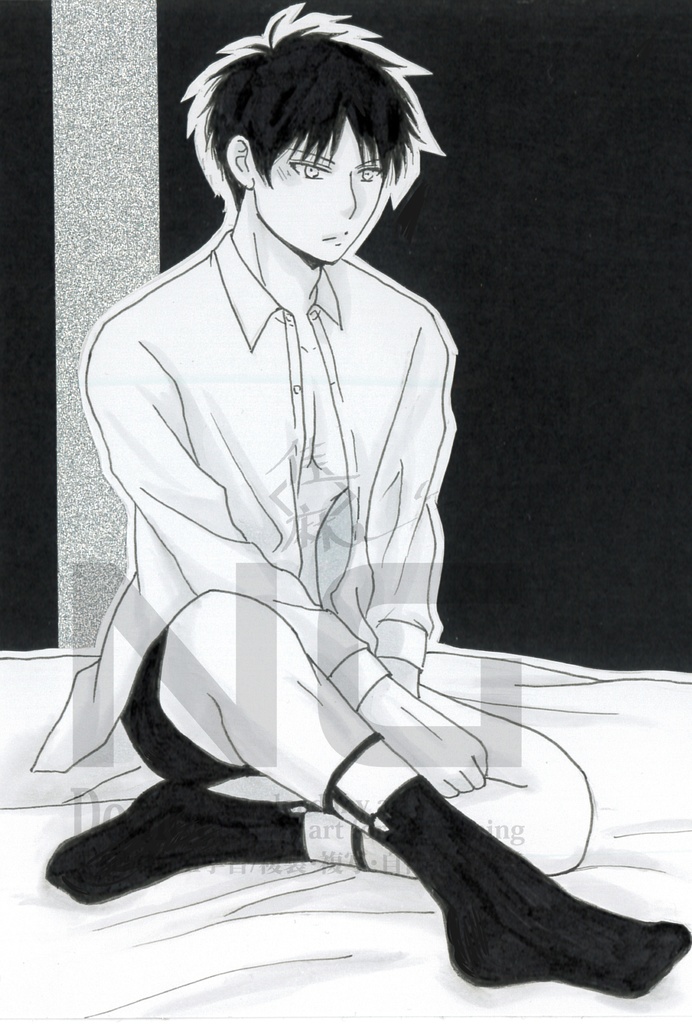 ソックスガーターイラスト原画ガチャ