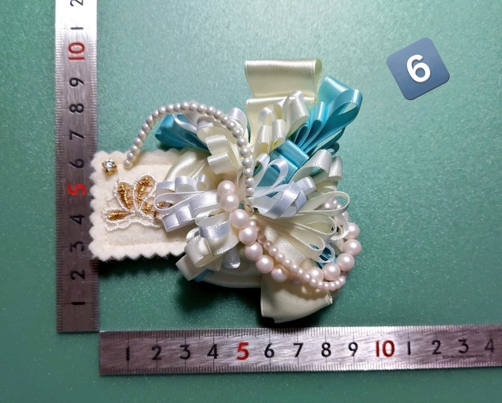 リボンチャーム※インク染色用