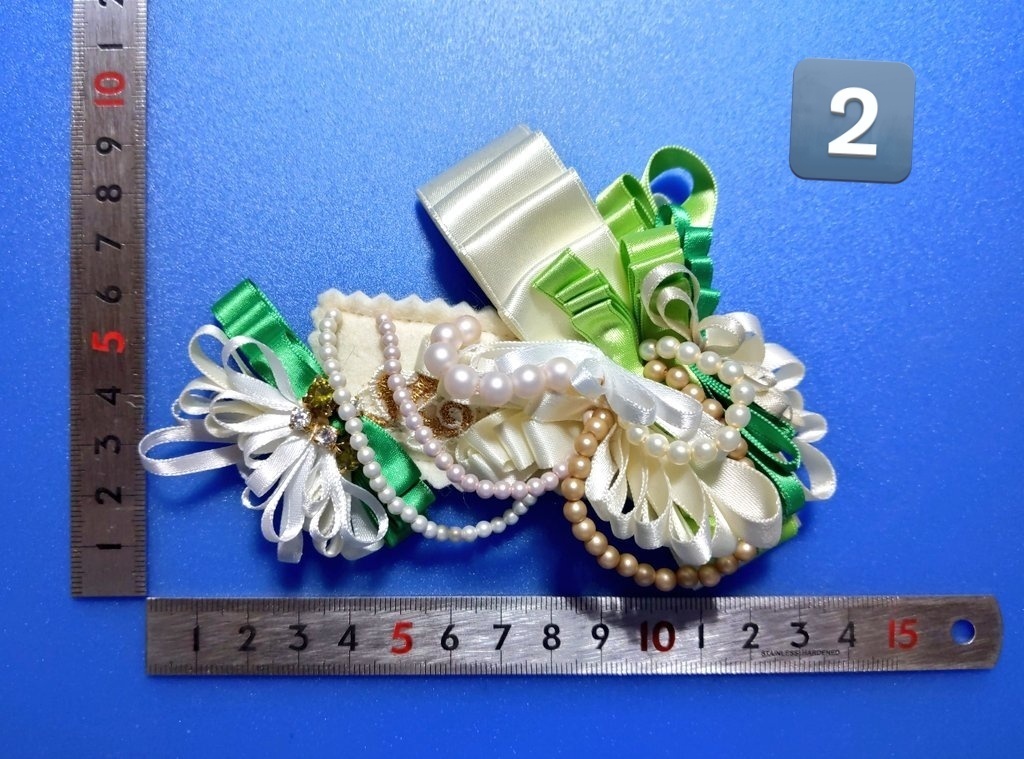 リボンチャーム※インク染色用