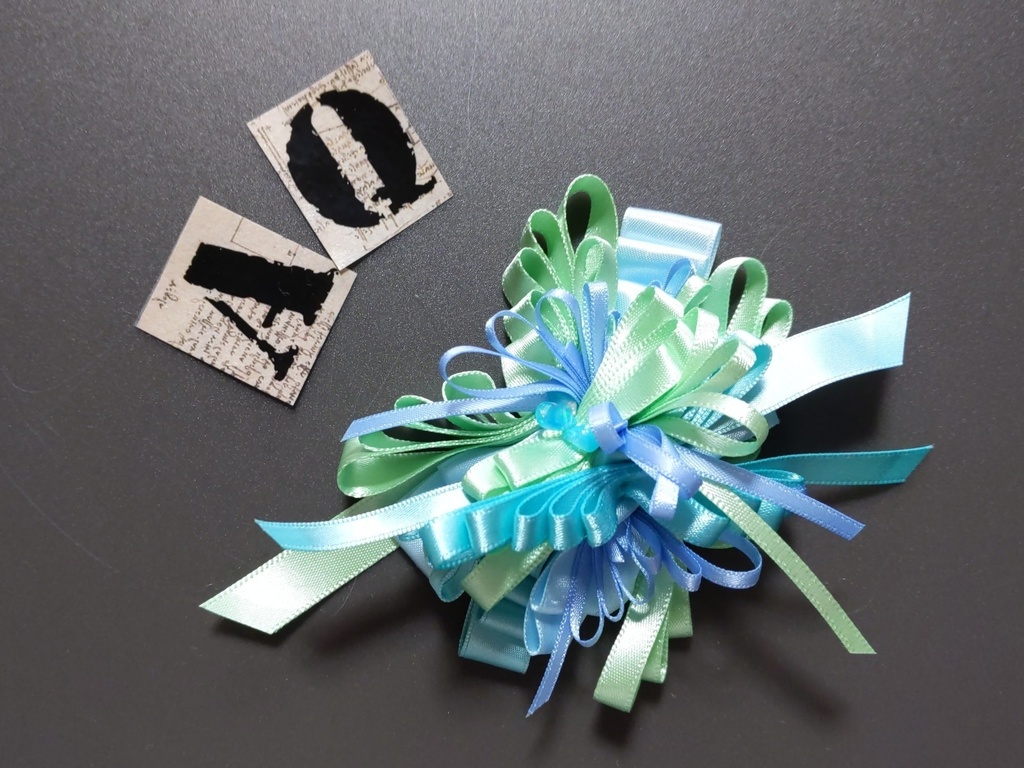 リボンコサージュ・リボンブックマーカー・ペンレスト