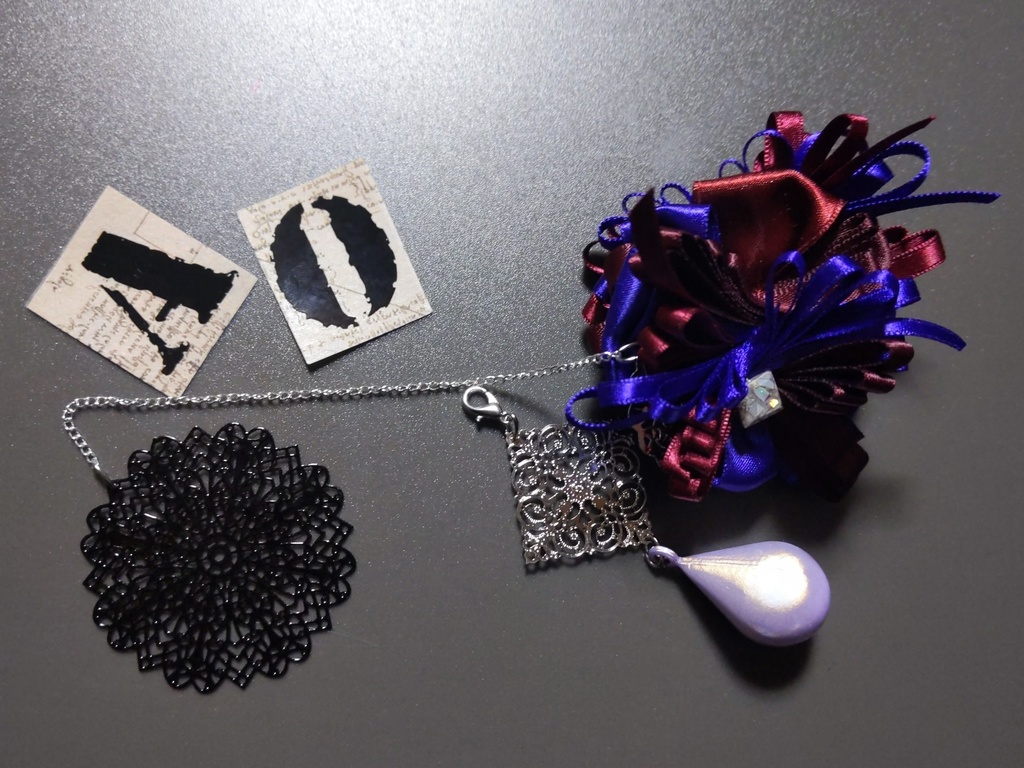 リボンコサージュ・リボンブックマーカー・ペンレスト