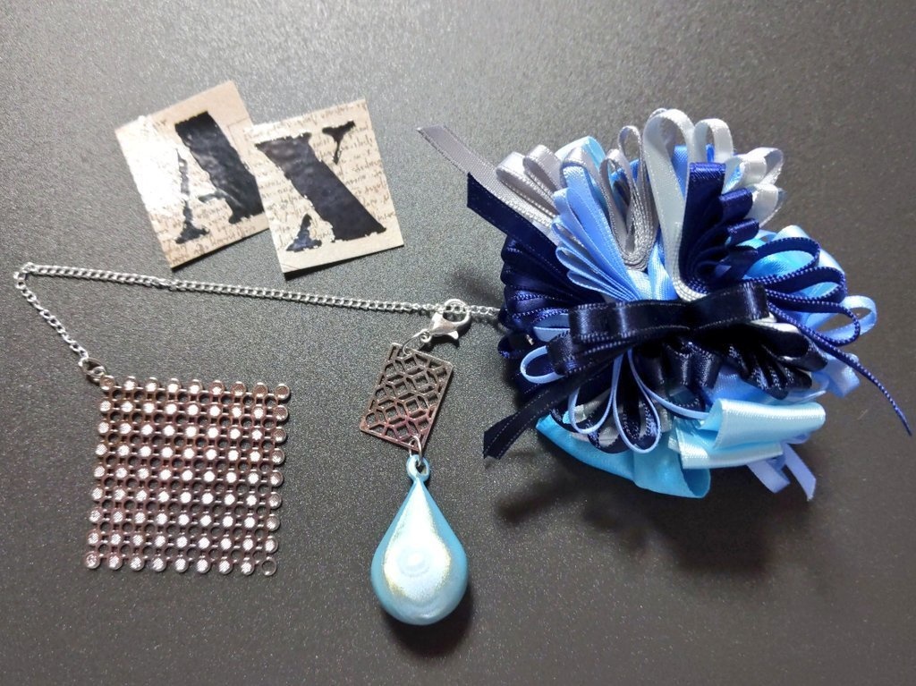 リボンコサージュ・リボンブックマーカー・ペンレスト