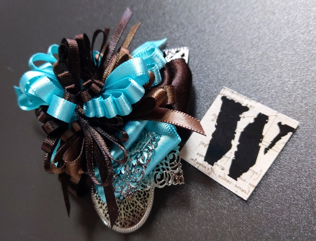 リボンコサージュ・リボンブックマーカー・ペンレスト