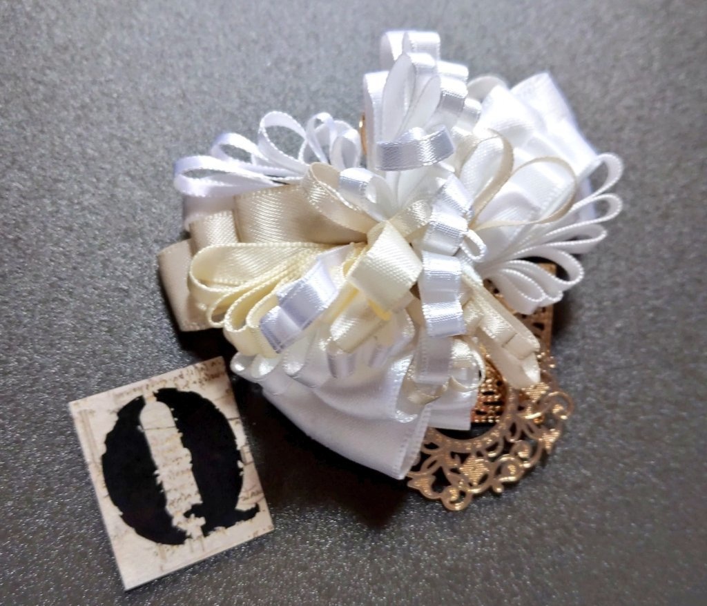 リボンコサージュ・リボンブックマーカー・ペンレスト