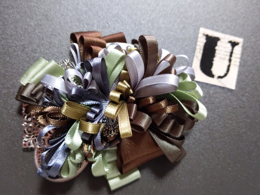 リボンコサージュ・リボンブックマーカー・ペンレスト