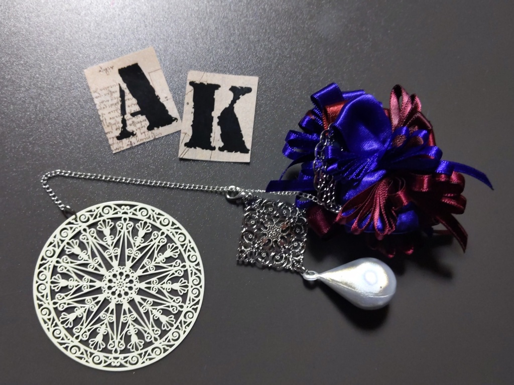 リボンコサージュ・リボンブックマーカー・ペンレスト