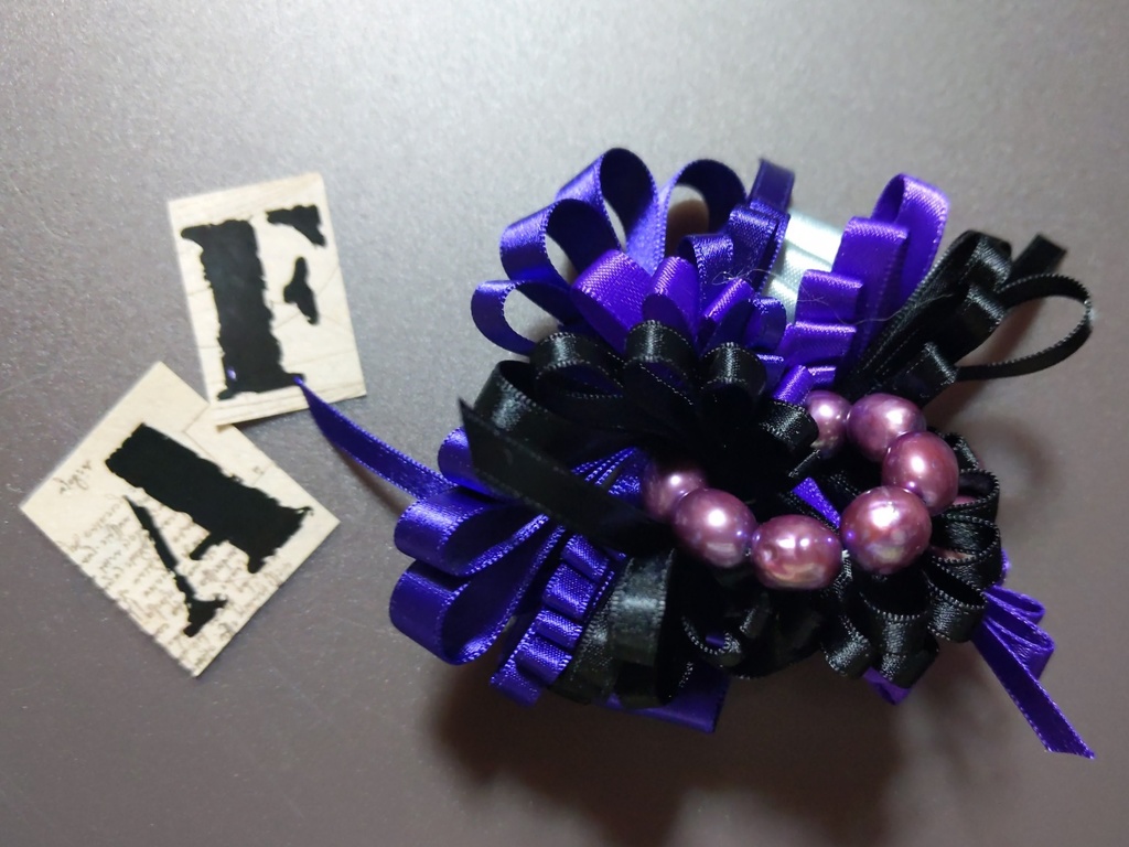 リボンコサージュ・リボンブックマーカー・ペンレスト