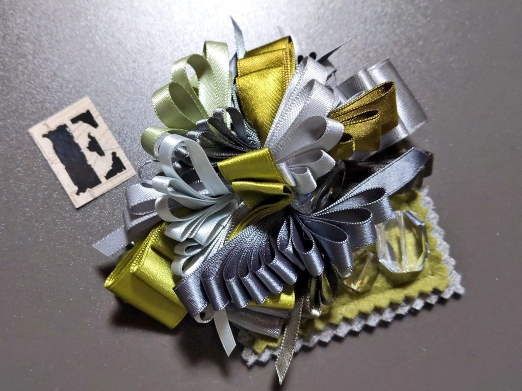 リボンコサージュ・リボンブックマーカー・ペンレスト