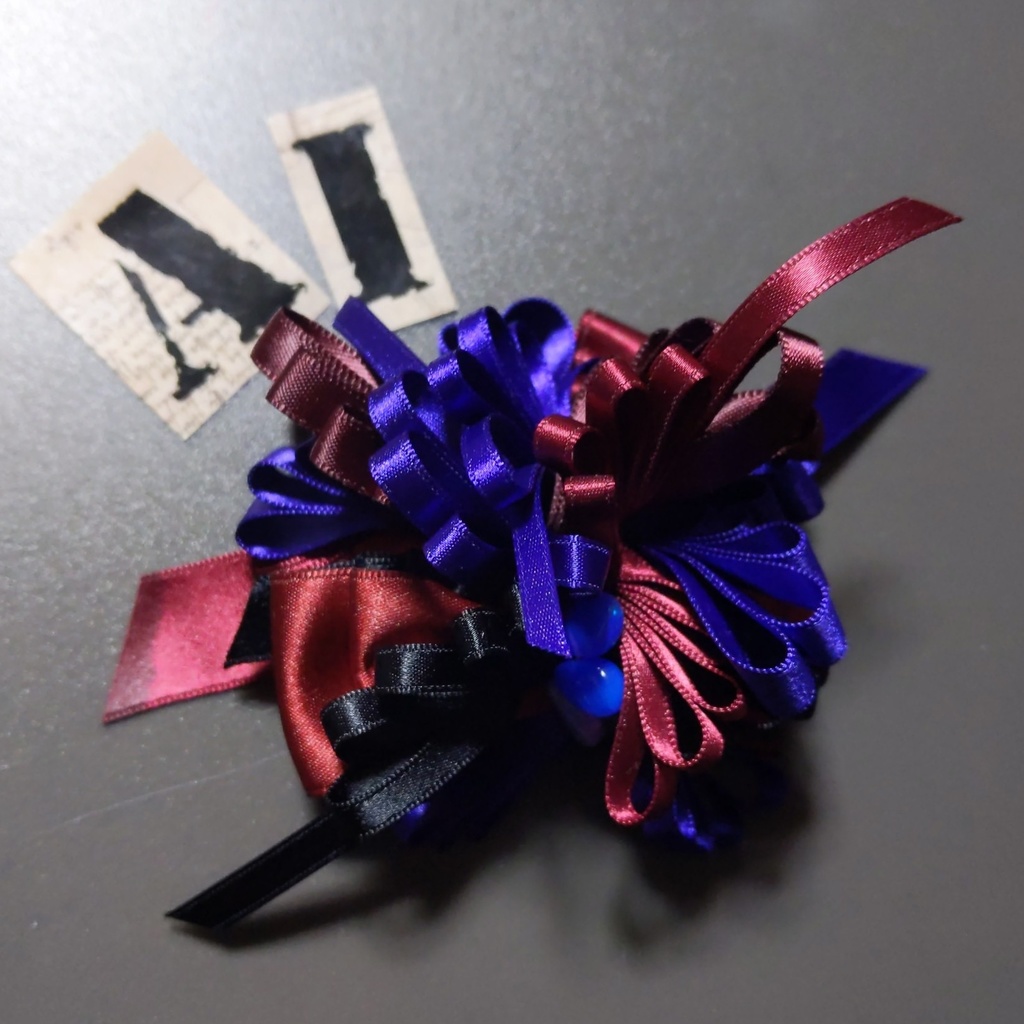 リボンコサージュ・リボンブックマーカー・ペンレスト