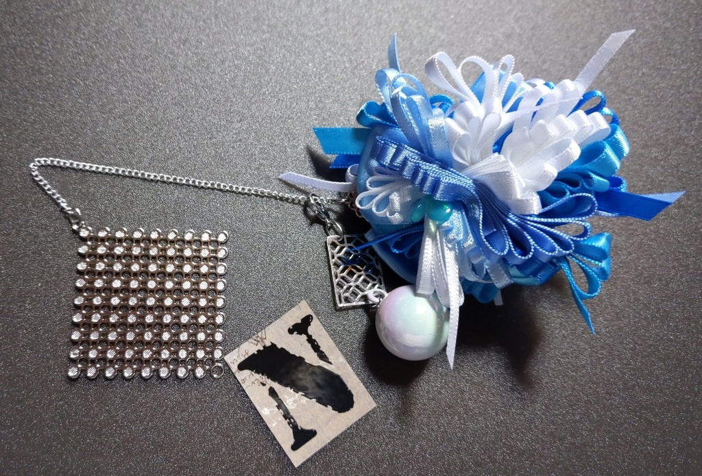 リボンコサージュ・リボンブックマーカー・ペンレスト