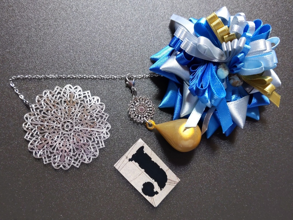 リボンコサージュ・リボンブックマーカー・ペンレスト