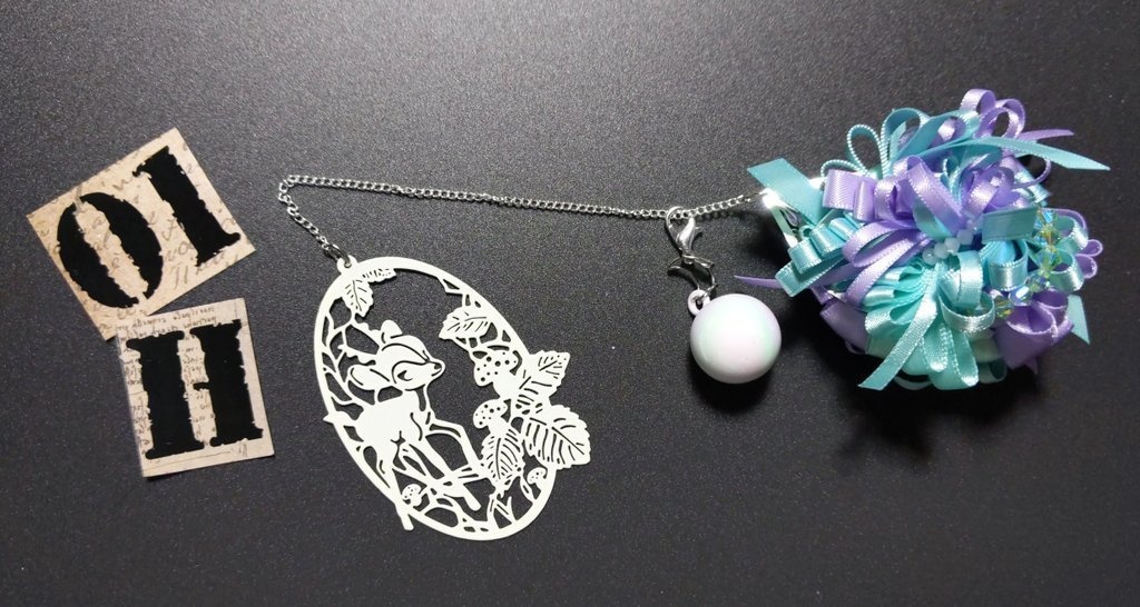 リボンコサージュ兼ペンレスト(基本インクで染めれます)6月7月8月9月新作