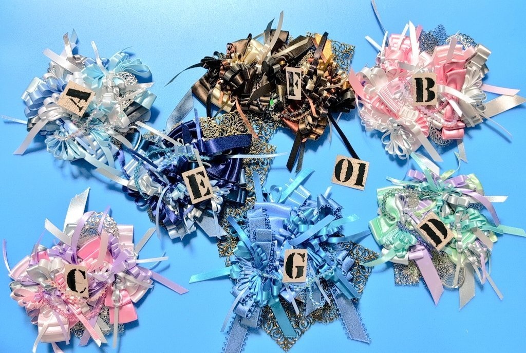 シックカラー❥リボンコサージュ兼ペンレスト