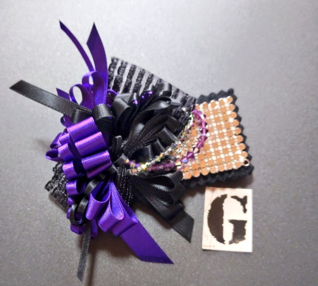 シックカラー❥リボンコサージュ兼ペンレスト