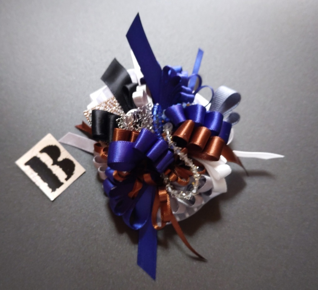 シックカラー❥リボンコサージュ兼ペンレスト