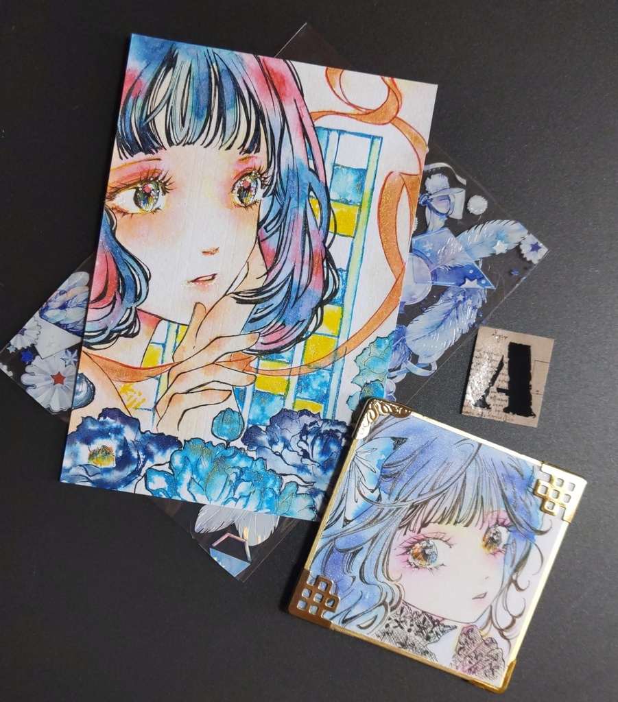 💙💜🖤青紫黒の世界※好きな色詰め込んでます