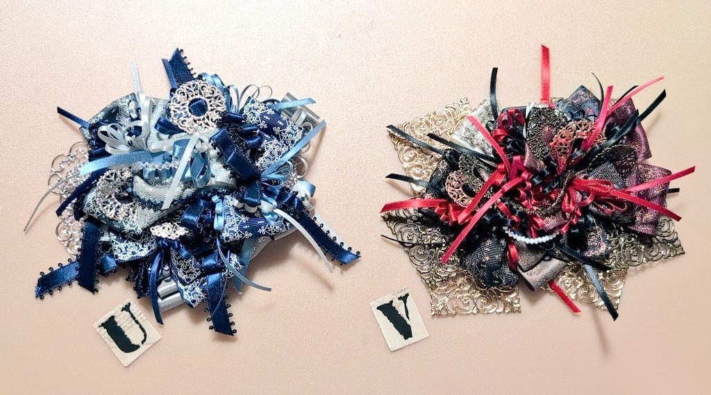 2025年8、9月新作※ペンレスト兼コサージュ