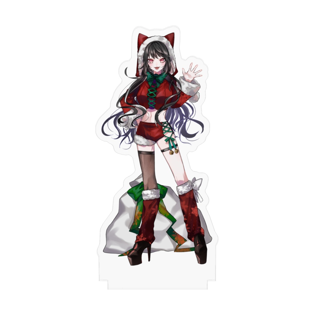 泡猫のクリスマスアクリルスタンド
