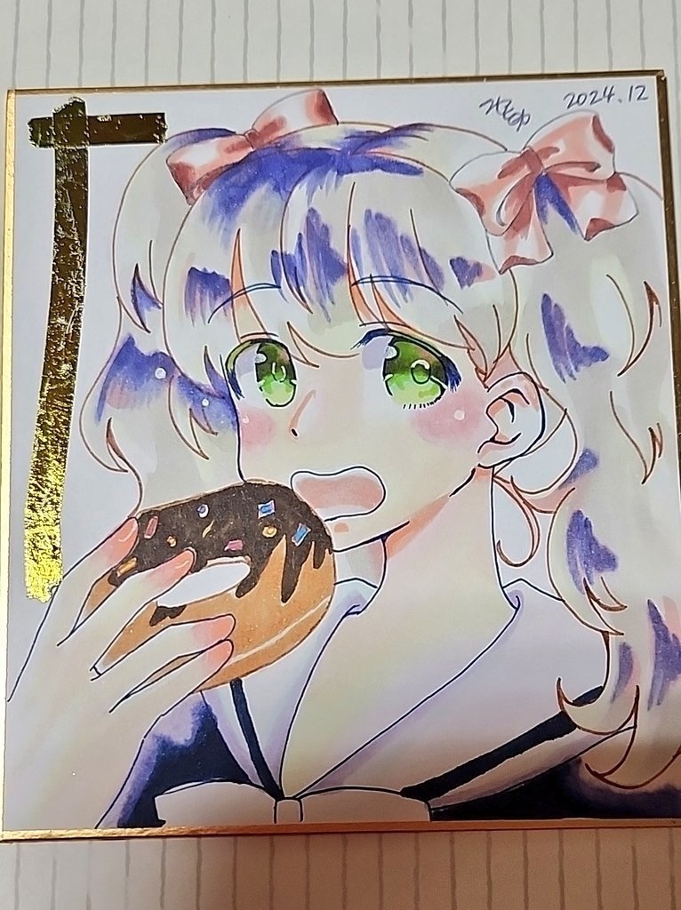創作イラスト（色紙）